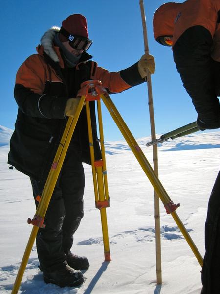 UC's Wolfgang Rack in Antarctic